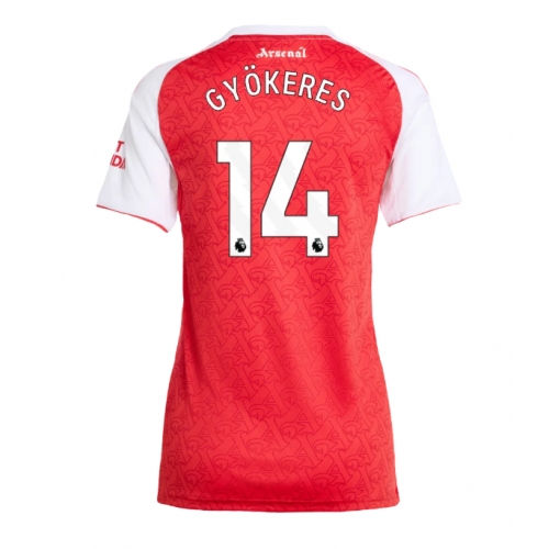 Billige Fotballdrakt Arsenal Viktor Gyokeres #14 Replika Hjemmedrakt Dame 2025-26 Kortermet Billige Fotballdrakt Arsenal Viktor Gyokeres #14 Replika Hjemmedrakt Dame 2025-26 Kortermet